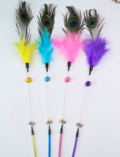 Vara Interactiva para Gatos con Plumas Resistentes a Mordidas - Image 7