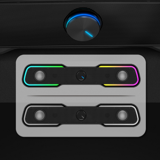 Subwoofer Multimedia RGB con Cable para PC, Notebook y Móvil - Image 14