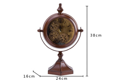 Reloj de Engranajes Estilo Industrial Retro Americano - Image 5
