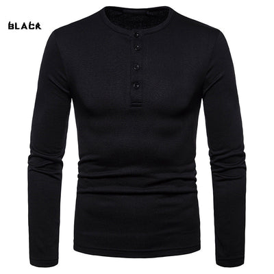 Playera Henley Térmica de Manga Larga con Cuello Elevado - Tela Velvet Premium - Image 12