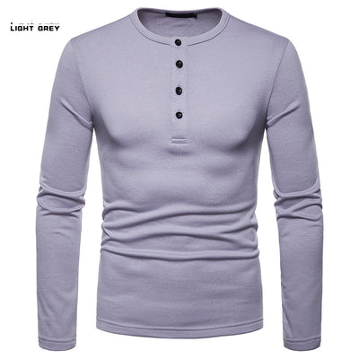Playera Henley Térmica de Manga Larga con Cuello Elevado - Tela Velvet Premium - Image 6