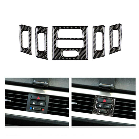 Salida de Aire Acondicionado Central en Fibra de Carbono para BMW Serie 3 E90 E92 E93 - Image 3