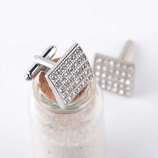 Gemelos Cuadrados de Diamante para Hombre - Gemelos Franceses de Lujo - Image 6