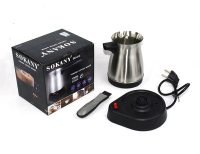 Cafetera Turca Eléctrica de Acero Inoxidable con Calentamiento Automático - Image 8