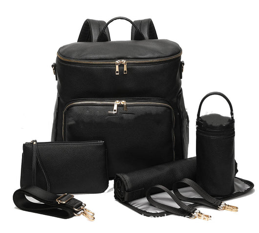 Bolsa Maternal Grande Convertible - Mochila y Bandolera para Mamá y Bebé - Image 3
