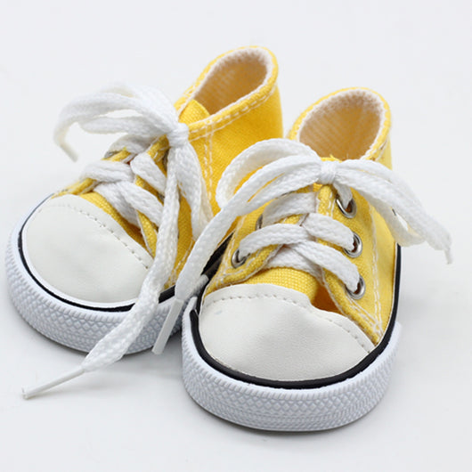 Zapatillas de Lona para Muñecas Americanas 18 Pulgadas - Tenis Fashion con Cierre de Velcro - Image 12