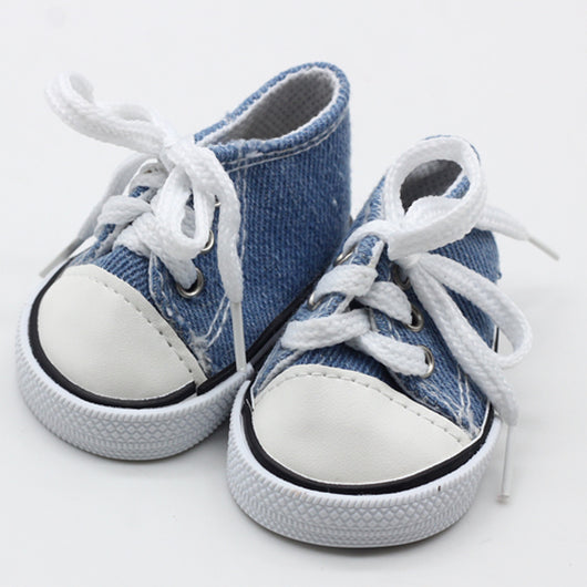 Zapatillas de Lona para Muñecas Americanas 18 Pulgadas - Tenis Fashion con Cierre de Velcro - Image 17
