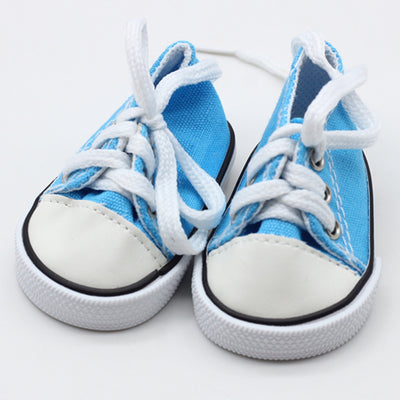 Zapatillas de Lona para Muñecas Americanas 18 Pulgadas - Tenis Fashion con Cierre de Velcro - Image 18