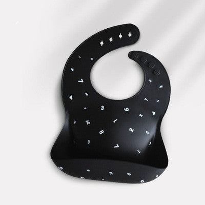 Baberos Impermeables de Silicona con Bolsillos para Bebé