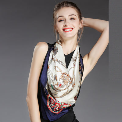 Pañuelo de Seda Mulberry para Mujer - Protección Solar y Elegancia Diaria - Image 16