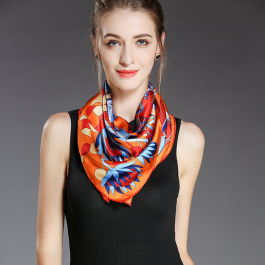 Pañuelo de Seda Mulberry para Mujer - Protección Solar y Elegancia Diaria - Image 4
