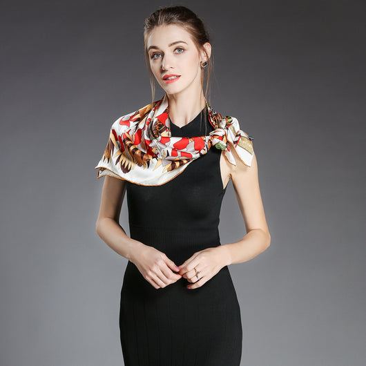 Pañuelo de Seda Mulberry para Mujer - Protección Solar y Elegancia Diaria - Image 8