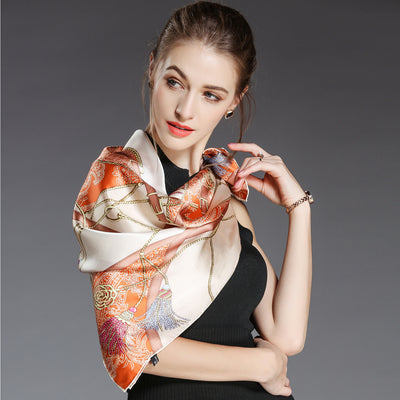 Pañuelo de Seda Mulberry para Mujer - Protección Solar y Elegancia Diaria - Image 12