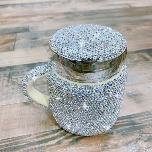 Taza Cerámica con Tapa para Café - Diseño Moderno y Funcional