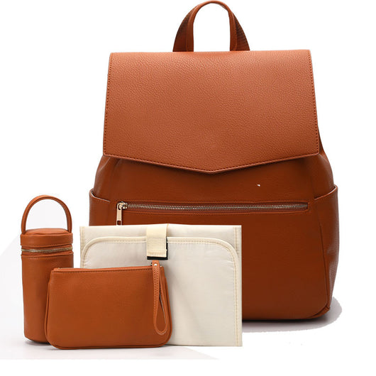 Bolsa Maternal Multifuncional PU con Doble Mochila y Gran Capacidad - Image 10