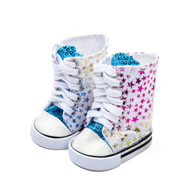 Botas para Muñeca de 18 Pulgadas con Cabello Sintético Estilo Americano - Image 9