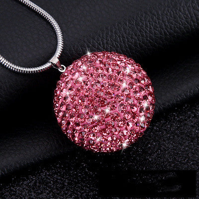 Colgante para Auto con Bola de Cristal Diamantado - Decoración Interior - Image 4