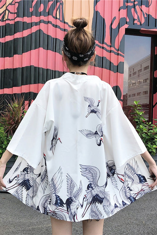 Cardigan Kimono Hanfu Estilo Chino Retro con Protección Solar y Encaje - Image 3