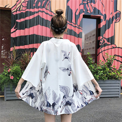 Cardigan Kimono Hanfu Estilo Chino Retro con Protección Solar y Encaje - Image 4