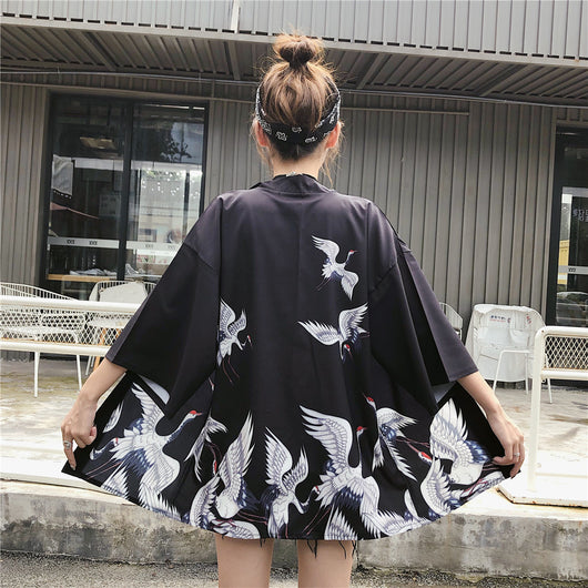 Cardigan Kimono Hanfu Estilo Chino Retro con Protección Solar y Encaje - Image 5