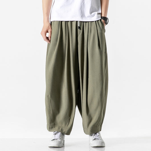 Pantalones Harem Rectos Cropped - Image 11