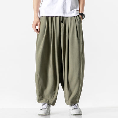 Pantalones Harem Rectos Cropped - Image 3