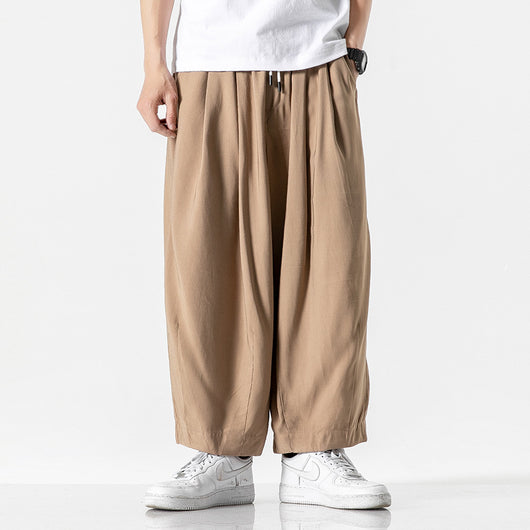 Pantalones Harem Rectos Cropped - Image 4