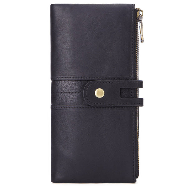 Cartera Vintage de Cuero para Hombre con Gran Capacidad - Image 3
