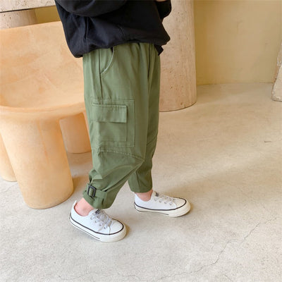 Pantalones de Trabajo Infantiles Xiaojiejia - Casual Otoño para Niños - Image 14