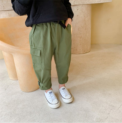 Pantalones de Trabajo Infantiles Xiaojiejia - Casual Otoño para Niños - Image 12