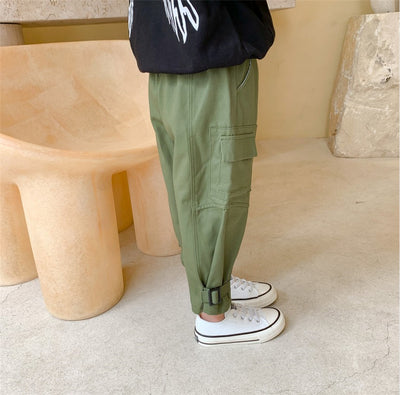 Pantalones de Trabajo Infantiles Xiaojiejia - Casual Otoño para Niños - Image 13