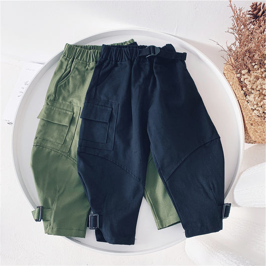 Pantalones de Trabajo Infantiles Xiaojiejia - Casual Otoño para Niños - Image 21