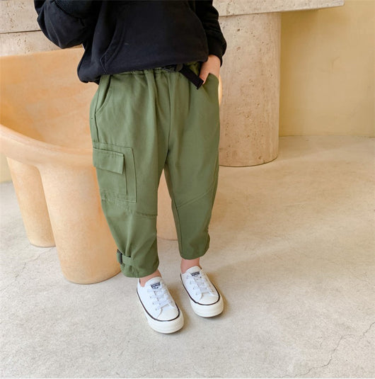 Pantalones de Trabajo Infantiles Xiaojiejia - Casual Otoño para Niños