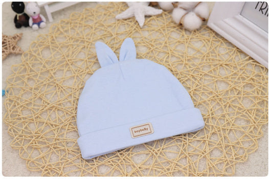 Gorro Bebé Algodón con Babero Integrado - Colores Sólidos Niños y Niñas - Image 15