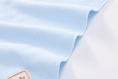 Gorro Bebé Algodón con Babero Integrado - Colores Sólidos Niños y Niñas - Image 19