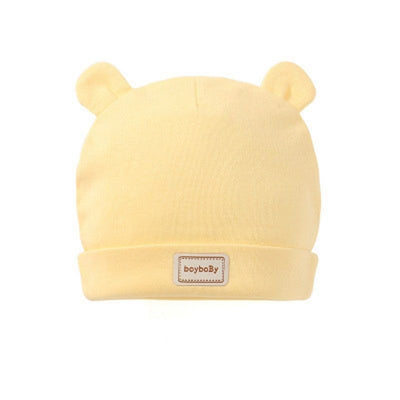 Gorro Bebé Algodón con Babero Integrado - Colores Sólidos Niños y Niñas - Image 11
