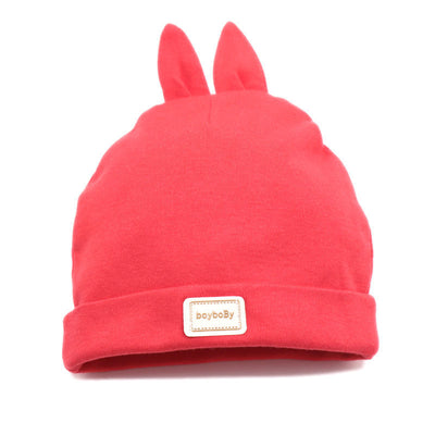 Gorro Bebé Algodón con Babero Integrado - Colores Sólidos Niños y Niñas - Image 5