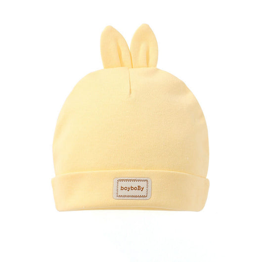 Gorro Bebé Algodón con Babero Integrado - Colores Sólidos Niños y Niñas - Image 4
