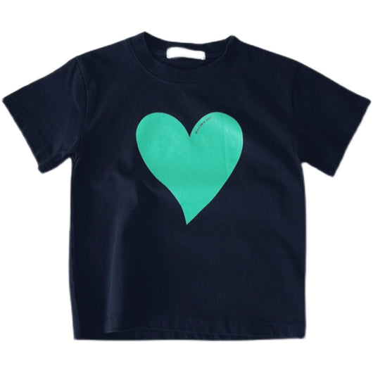 Playera Infantil de Verano Estilo Coreano, 100% Algodón Puro