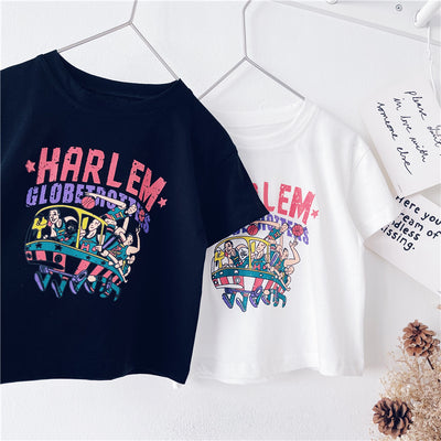 Camiseta Estampada Suelta para Niño - Diseño Casual Versátil de Verano - Image 9
