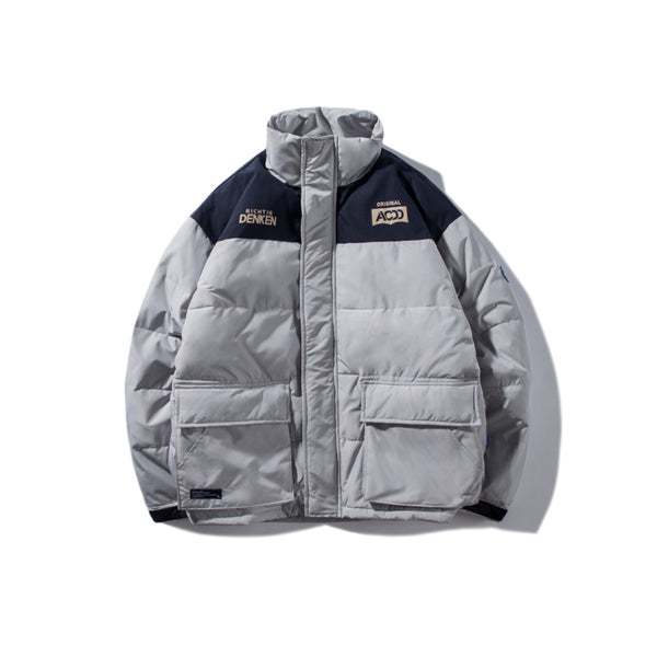 Chaqueta Acolchada Guochao para Niño - Diseño Moderno Invierno