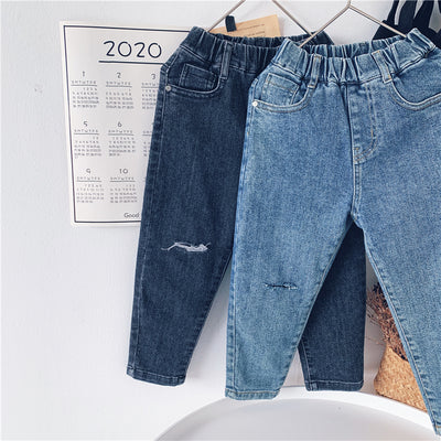 Pantalones Vaqueros para Niños Estilo Coreano - Jeans Otoño Tendencia Infantil - Image 9