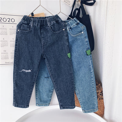 Pantalones Vaqueros para Niños Estilo Coreano - Jeans Otoño Tendencia Infantil - Image 12