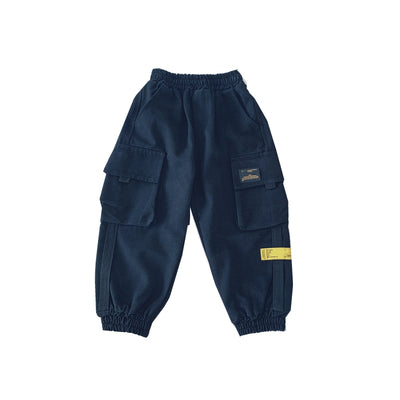 Overoles para Niños Otoño-Invierno con Bolsillos Grandes, Pantalones de Algodón Casual Trendy - Image 6