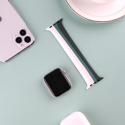 Correa de Silicona para Apple Watch - Arcoíris Multicolor Compatible con Series SE, 6, 5, 4, 3, 2, 1 - Image 8