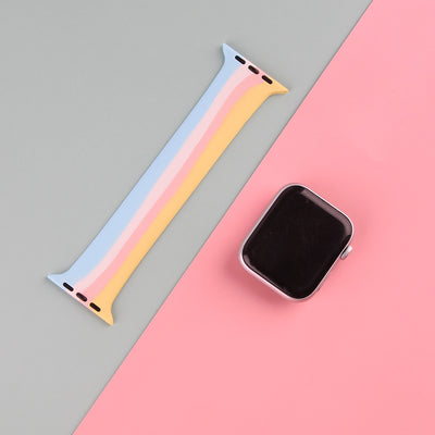Correa de Silicona para Apple Watch - Arcoíris Multicolor Compatible con Series SE, 6, 5, 4, 3, 2, 1 - Image 12