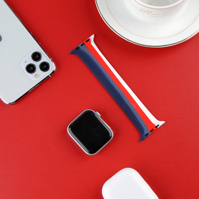 Correa de Silicona para Apple Watch - Arcoíris Multicolor Compatible con Series SE, 6, 5, 4, 3, 2, 1 - Image 5