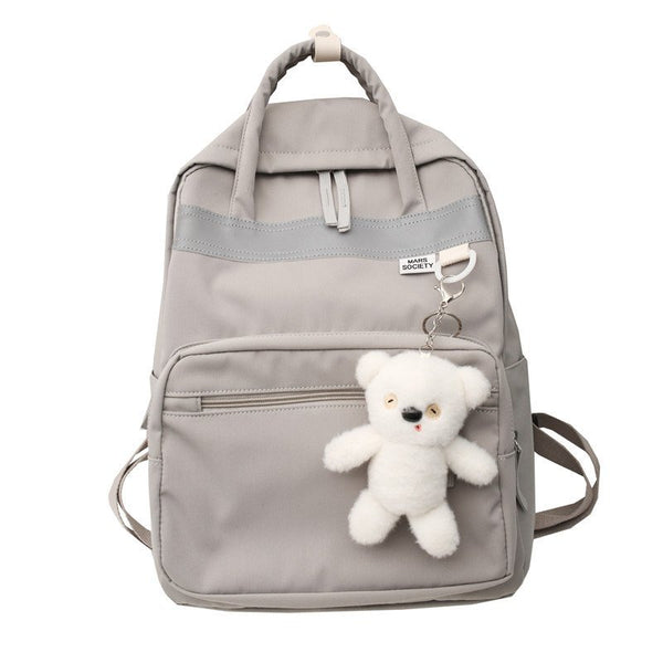 Mochila Universitaria Estilo Soft Girl para Estudiantes