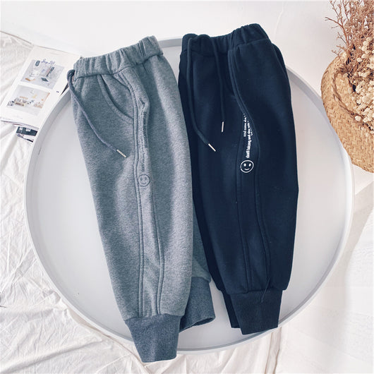 Pantalones Casuales Gruesos de Invierno Estilo Occidental para Niño - Image 3