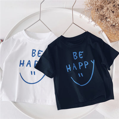 Playera Fresca de Verano para Niños - Camiseta Básica de Manga Corta - Image 11